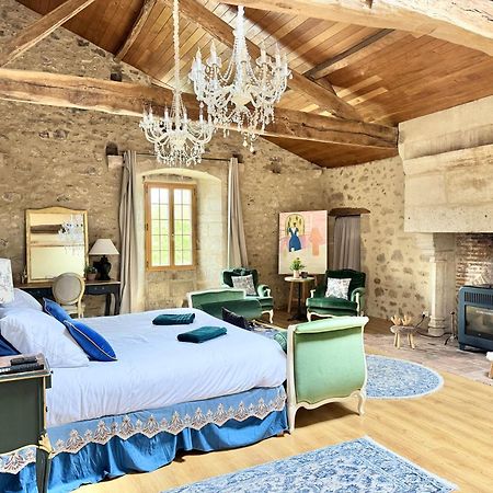 Manoir Medieval Art Deco - Logis Des 3 Artistes Sevremont Экстерьер фото